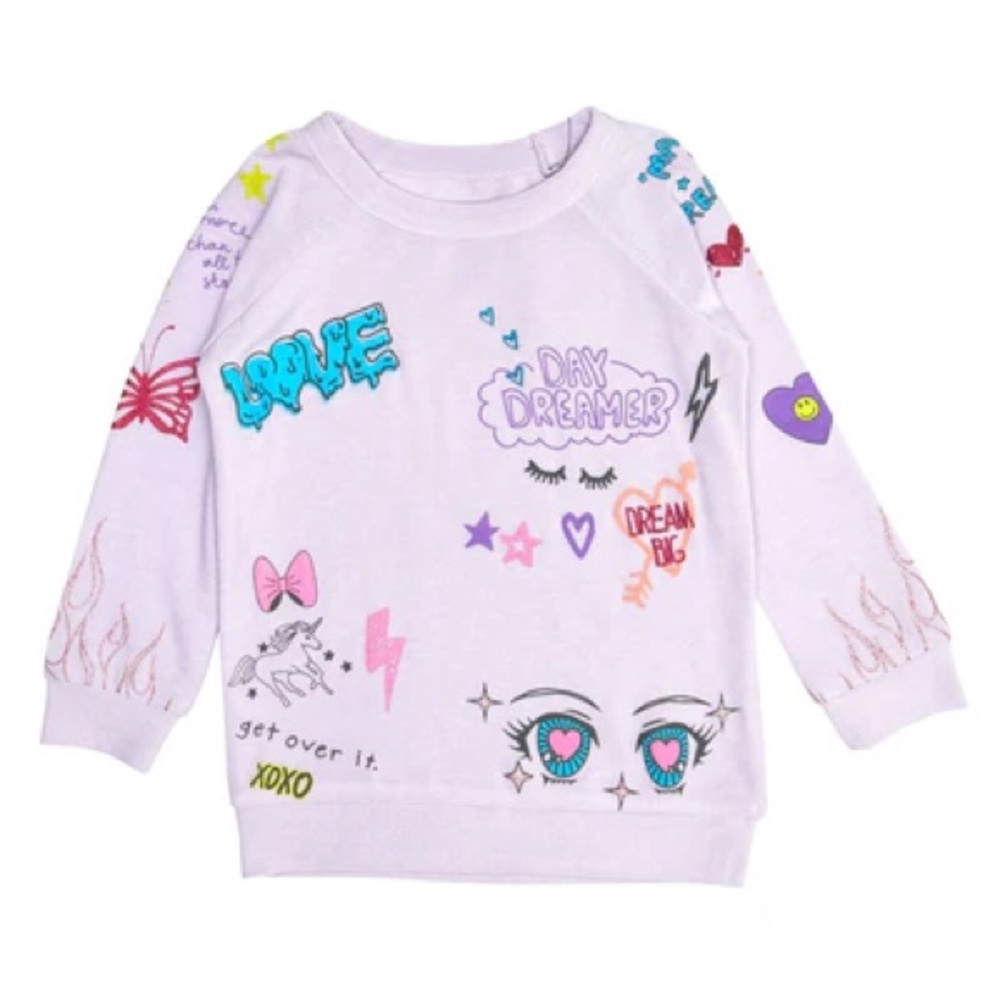 Kids Chaser Doodle Graffiti Sweatshirt